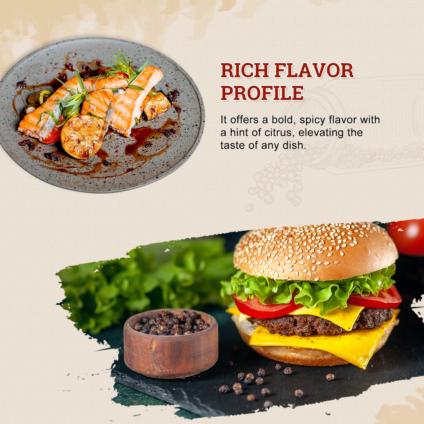 52usa Whole Black Pepper 12oz