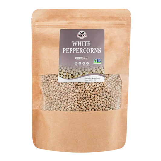 52usa White Whole Peppercorn, 18oz