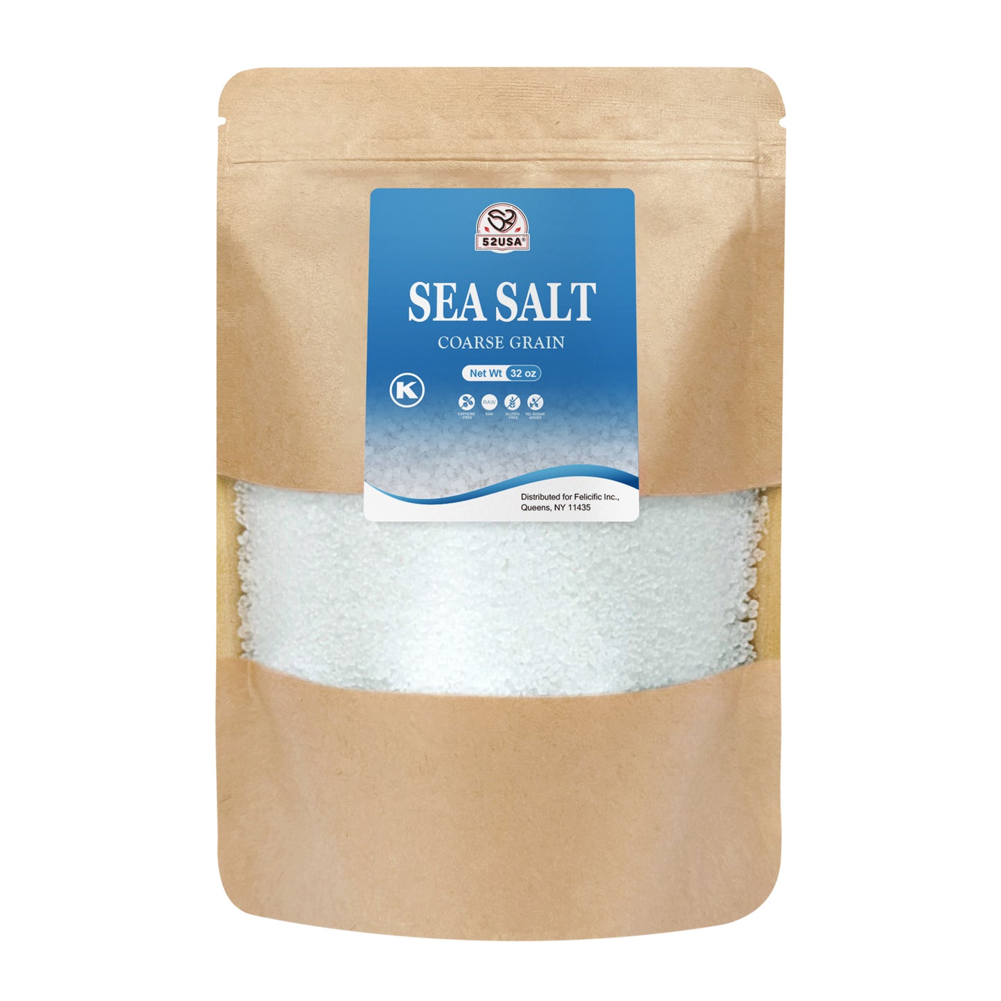 52usa Pure & Natural Sea Salt 2lb