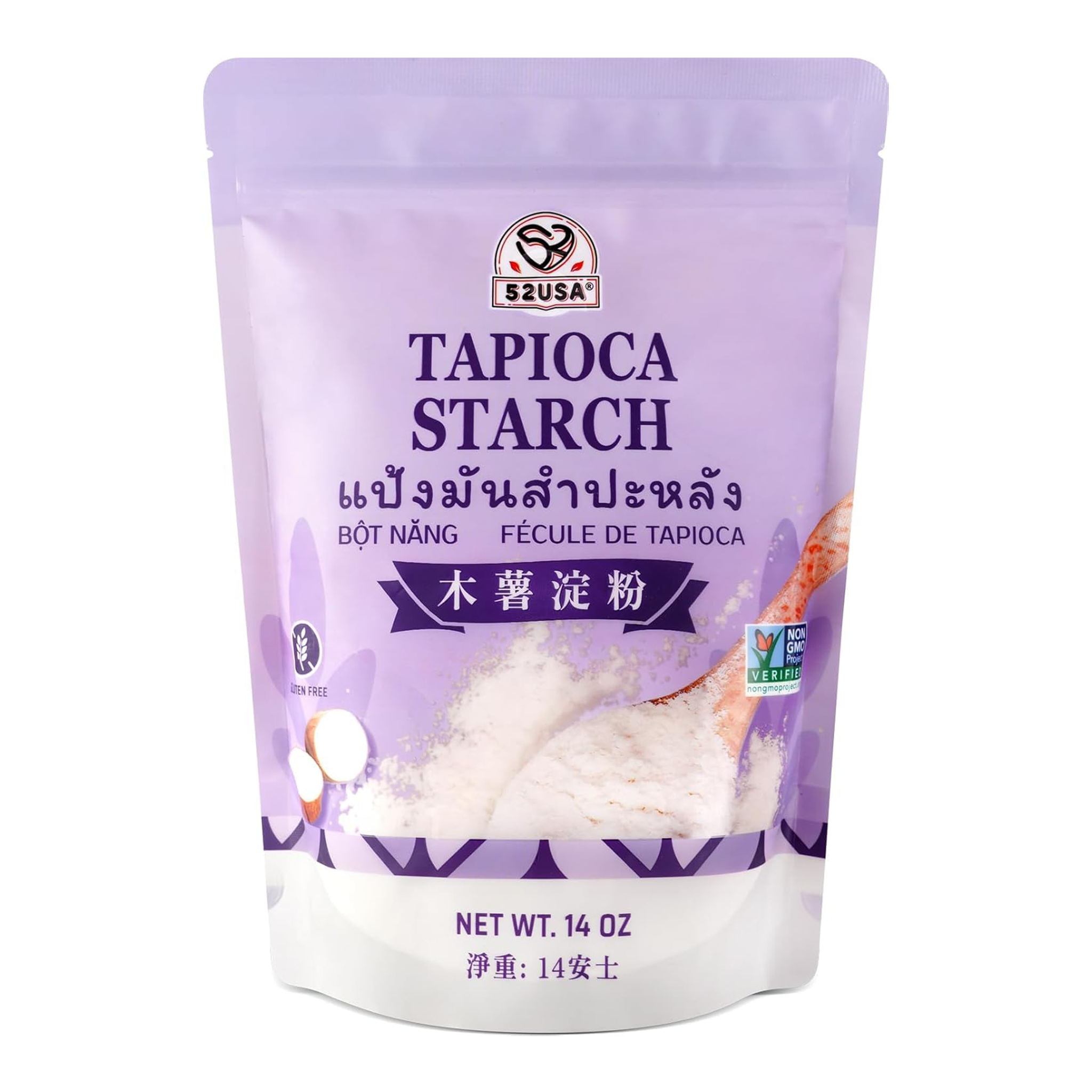 52USA Tapioca Starch, 14ozShop 52USA Tapioca Starch, 14oz gluten