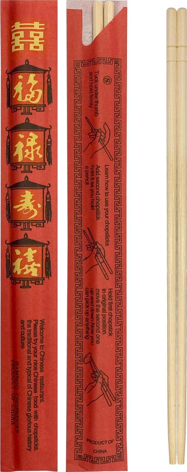 52USA Disposable Bamboo Chopsticks (2000 Pairs)