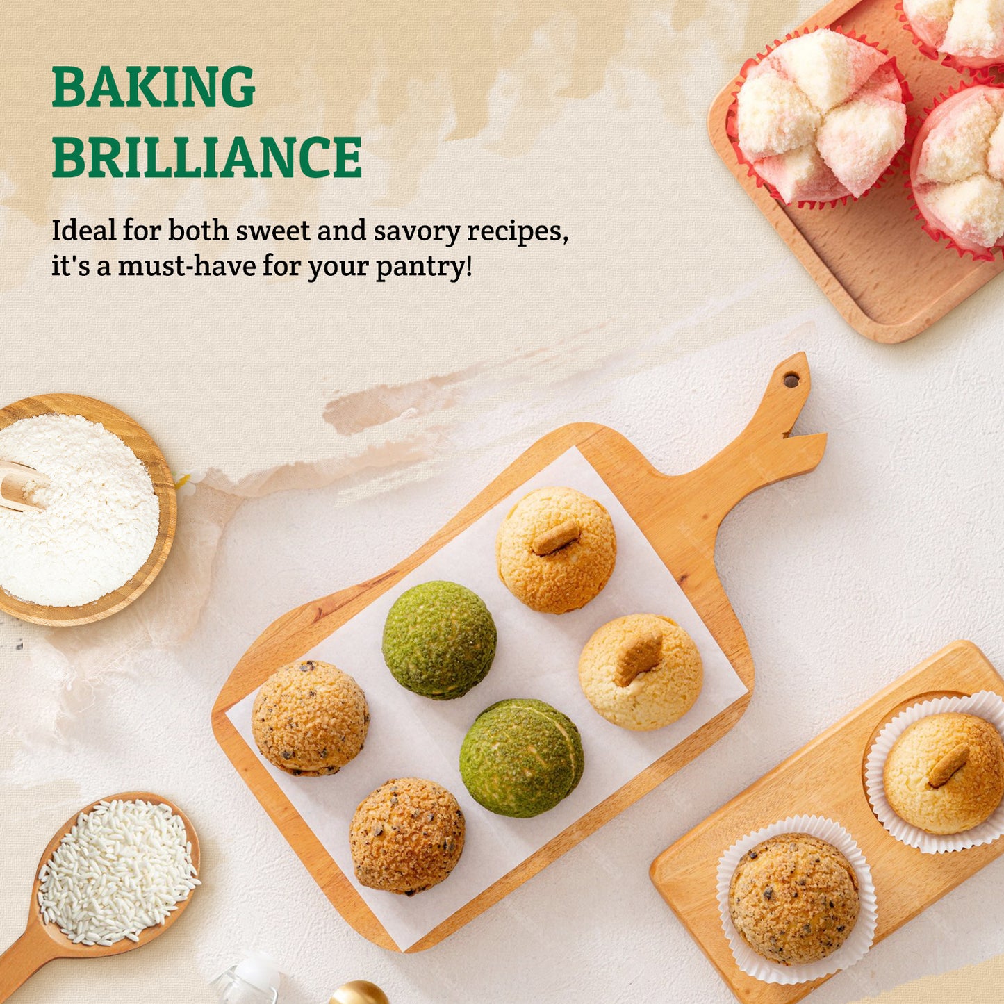 52USA Glutinous Rice Flour – 16oz, All-Natural