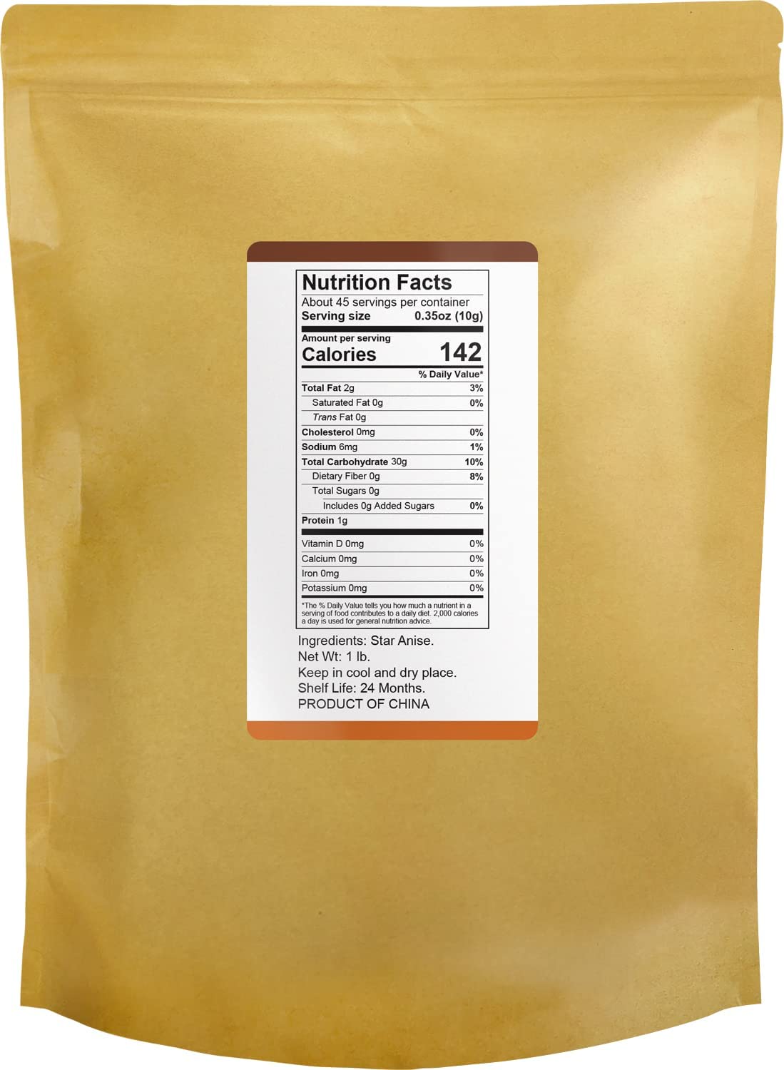 52USA Star Anise Whole, 16oz