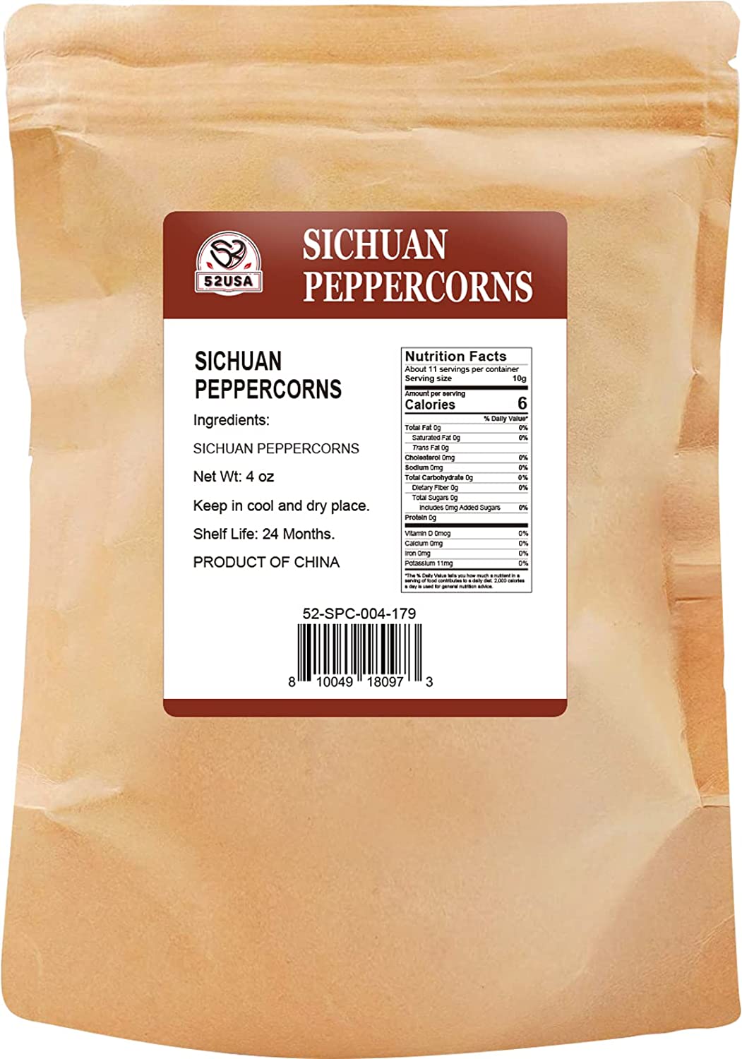 52usa Sichuan Red Peppercorns 4oz