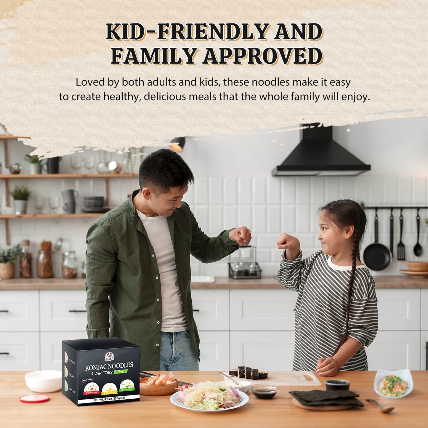 52USA Konjac Shirataki Noodle, Low Carb Pasta 52.8 Oz (1500 g), Keto and Paleo Friendly