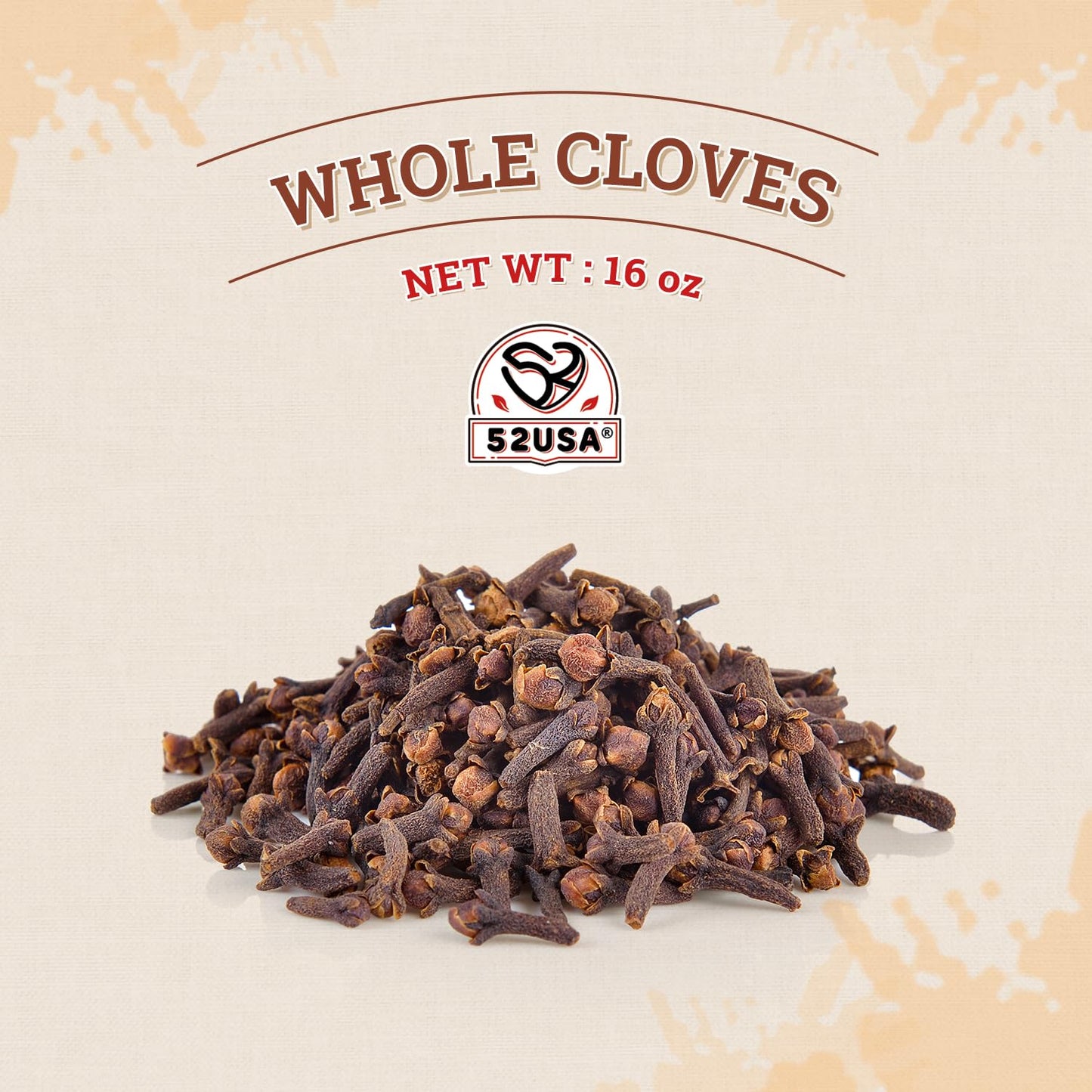 52USA Whole Cloves 16oz