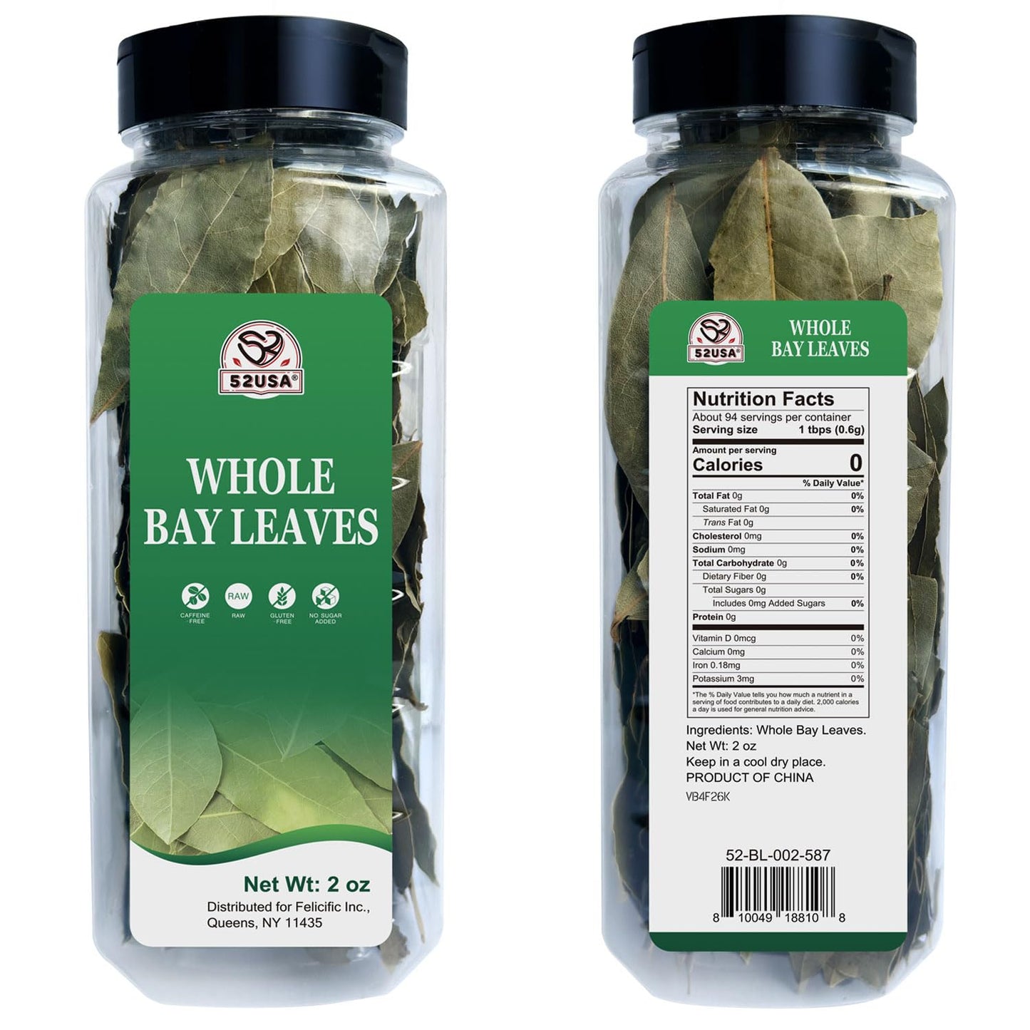 52USA Whole Bay Leaves 2oz