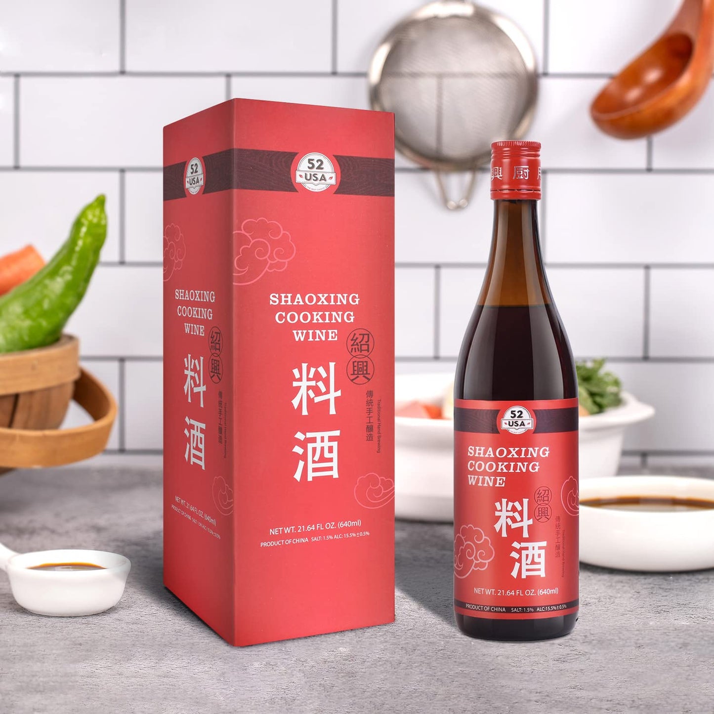 52usa Shaoxing Cooking Wine 21.64 fl oz