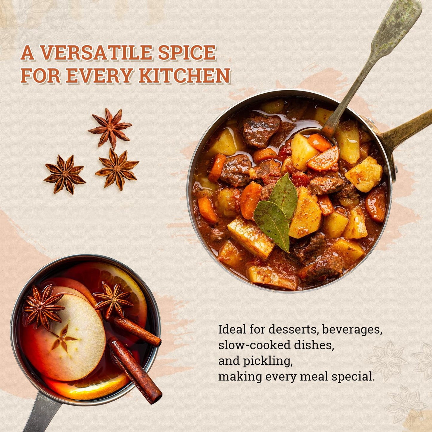 52USA Star Anise Whole, 6oz