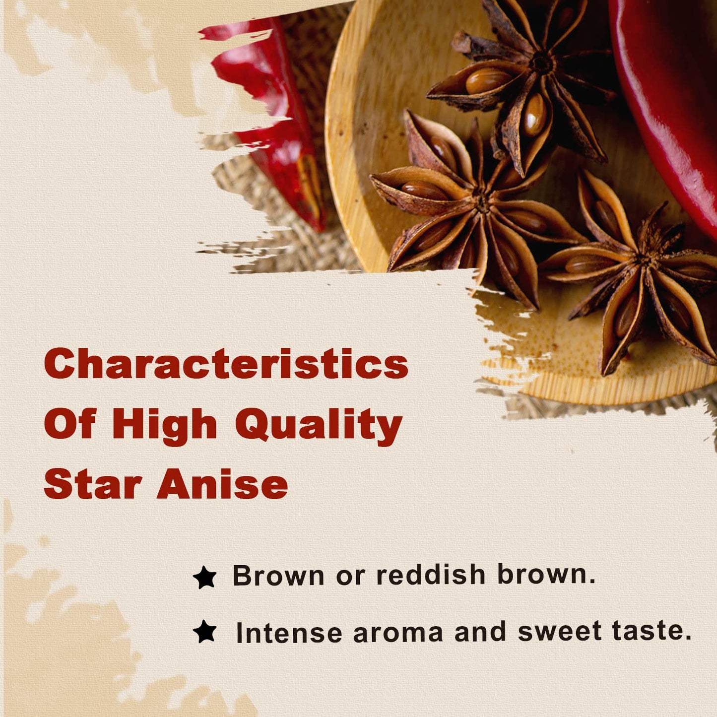 52USA Star Anise Whole, 16oz