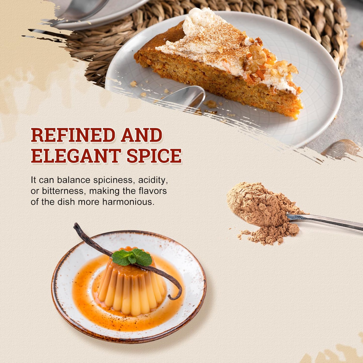 52USA Organic Ceylon Cinnamon Powder, 2 Ounce, True Cinnamon Farmed in Sri Lanka, Non-GMO, Gluten-Free, Perfect for Baking, Cooking and Beverages