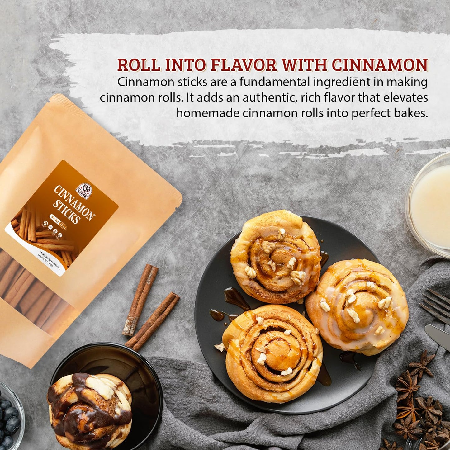 52USA Cinnamon Sticks, 16oz