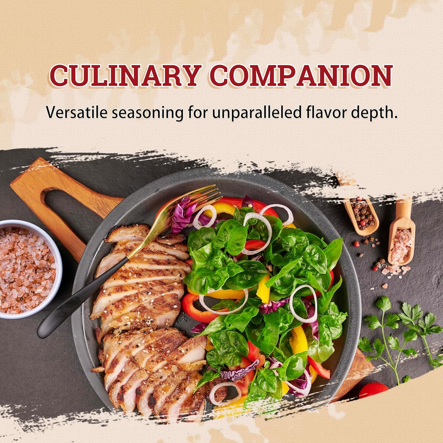 52USA Himalayan Pink Salt, Coarse Grain, Pink Himalayan Sea Salt, Sea Salt for Grinder Refill, 80 oz (5 Pound)