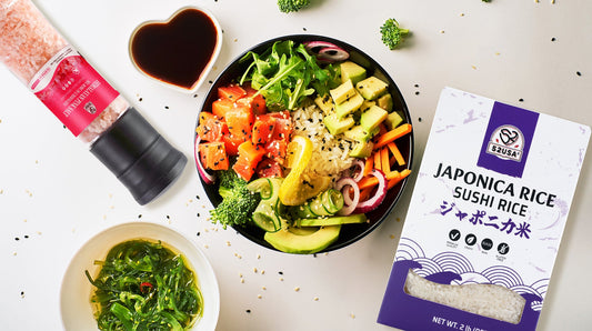 Elevate Your Weeknight Dinner with Wholesome Flavor: Hearty Grain &amp; Veggie Salad with 52USA Premium Japonica Sushi Rice