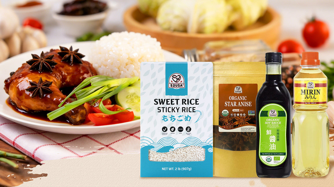 Comfort in a Bowl: Soy-Braised Chicken with Star Anise and Sticky Rice