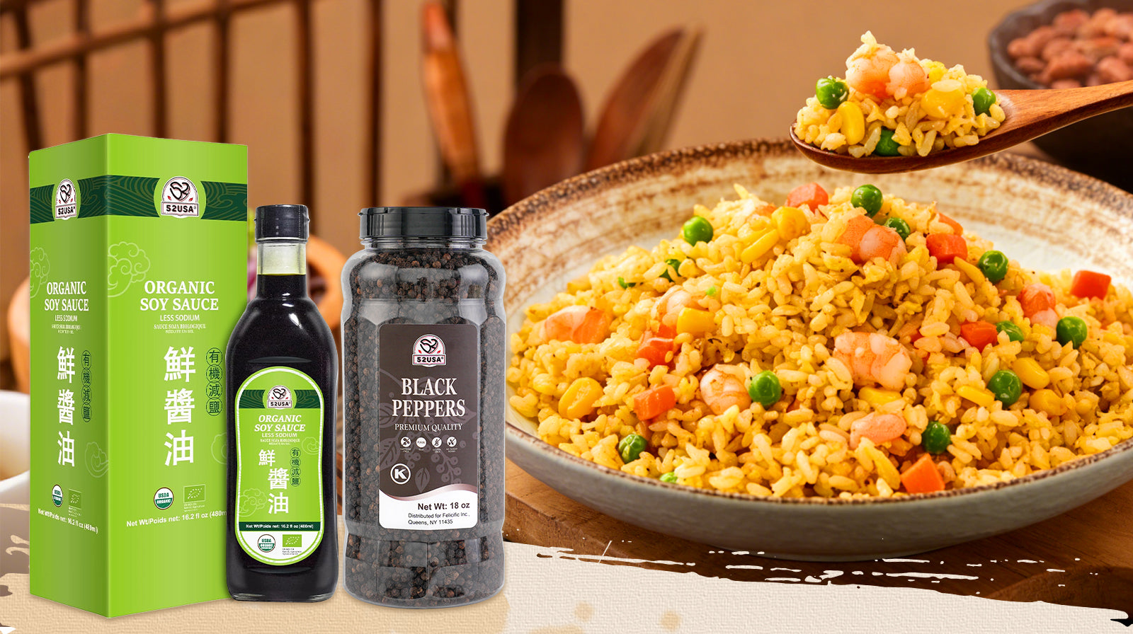 She Fan Rice Chinese Yangzhou-Style Chow Fan (Fried Rice) – 52USA