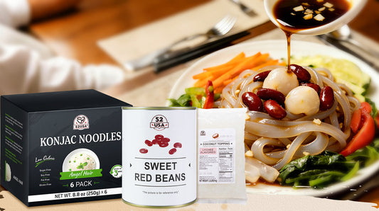 Stir Fried Garlic Soy Konjac Noodle