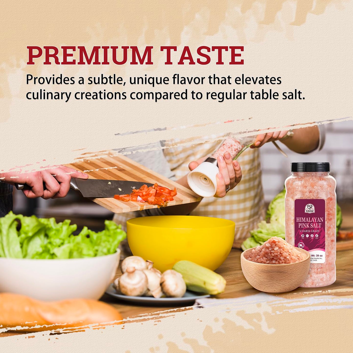Himalayan Pink Salt, Coarse Grain, 39 oz