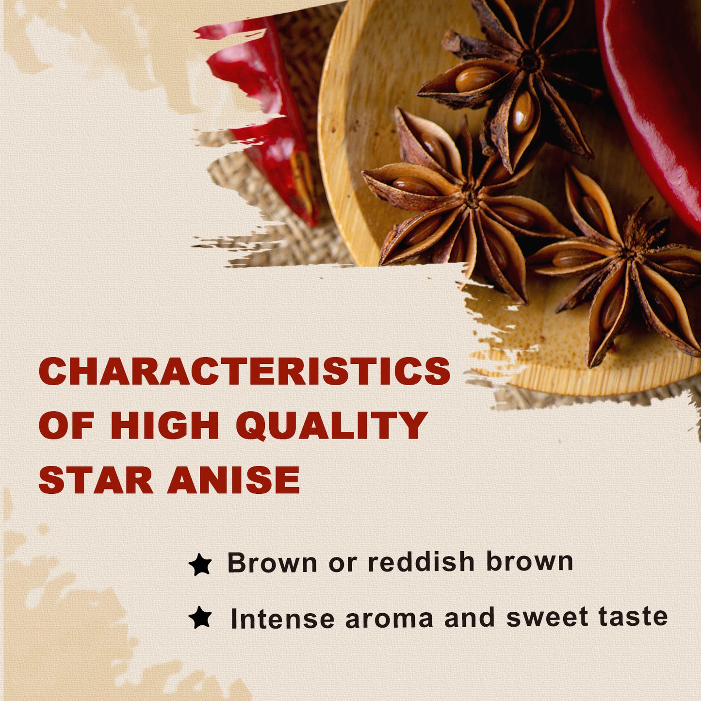 52USA Star Anise Whole, 4 Ounce (Pack of 1), NON-GMO Verified Chinese Star Anise Whole, Dried Star Anises Pods for Tea and baking