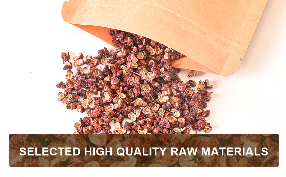 52USA Sichuan Peppercorn, Szechuan Peppercorns(4OZ), Authentic Szechuan Red Peppercorn, Less Seeds, Strong Flavor, Whole Sichuan Red Peppercorns, Tingly Numbness, Key for Mapo Tofu and Sichuan Dishes