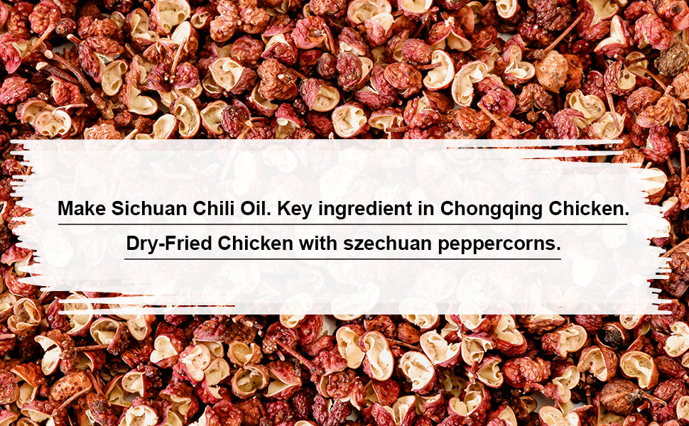 52USA Sichuan Peppercorn, Szechuan Peppercorns(4OZ), Authentic Szechuan Red Peppercorn, Less Seeds, Strong Flavor, Whole Sichuan Red Peppercorns, Tingly Numbness, Key for Mapo Tofu and Sichuan Dishes