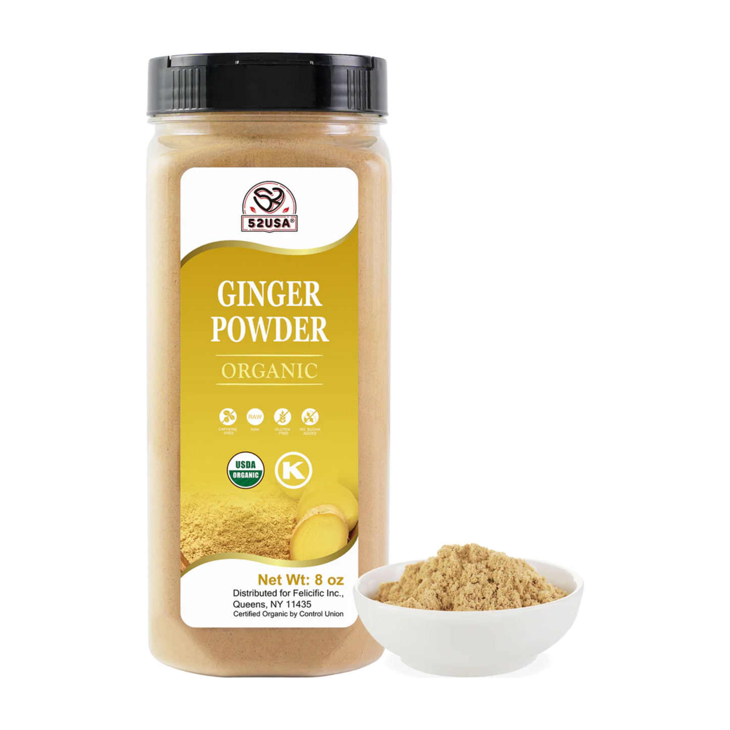 52USA Organic Ginger Powder 8oz