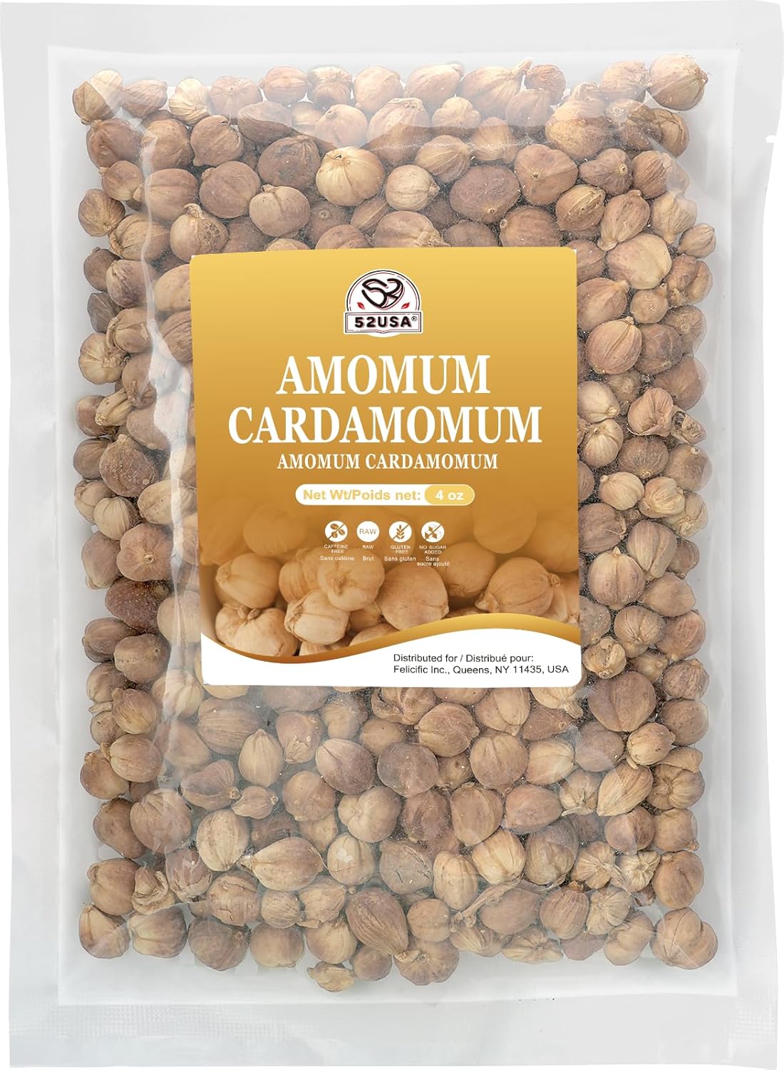 Cardamom Pods, White Cardamom, 4oz