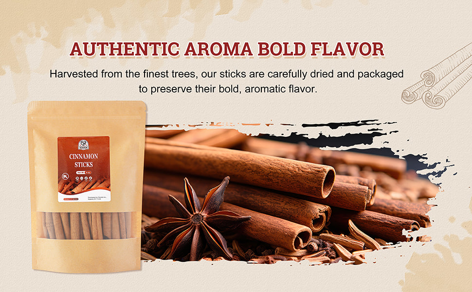 52USA Cinnamon Sticks, Cinnamon 4 oz (113g), Whole Cinnamon Sticks, 100% Raw, Kosher Certified, Gluten Free, Pure & Fresh Cinnamon, Perfect for Baking, Cooking & Beverages