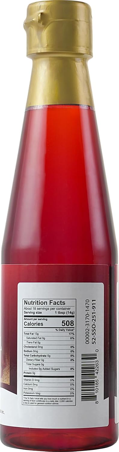 52USA Premium Spicy Sesame Oil, Toasted Seasame Chili Oil 2 Pack, 8.45 Fl oz (250 ml*2), Aromatic Chili-Infused Flavor, Bold Heat & Nutty Taste, Ideal for Asian Cooking, Baking & Soups, Marinades