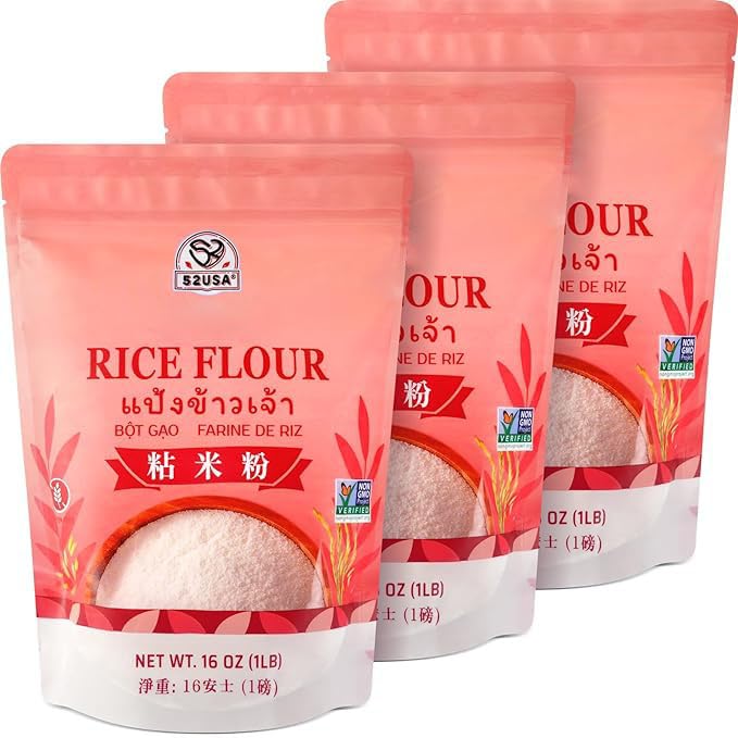 52USA Strawberry Popping Boba 500g + Thai Rice Flour 3lb – DIY Asian Dessert & Bubble Tea Duo