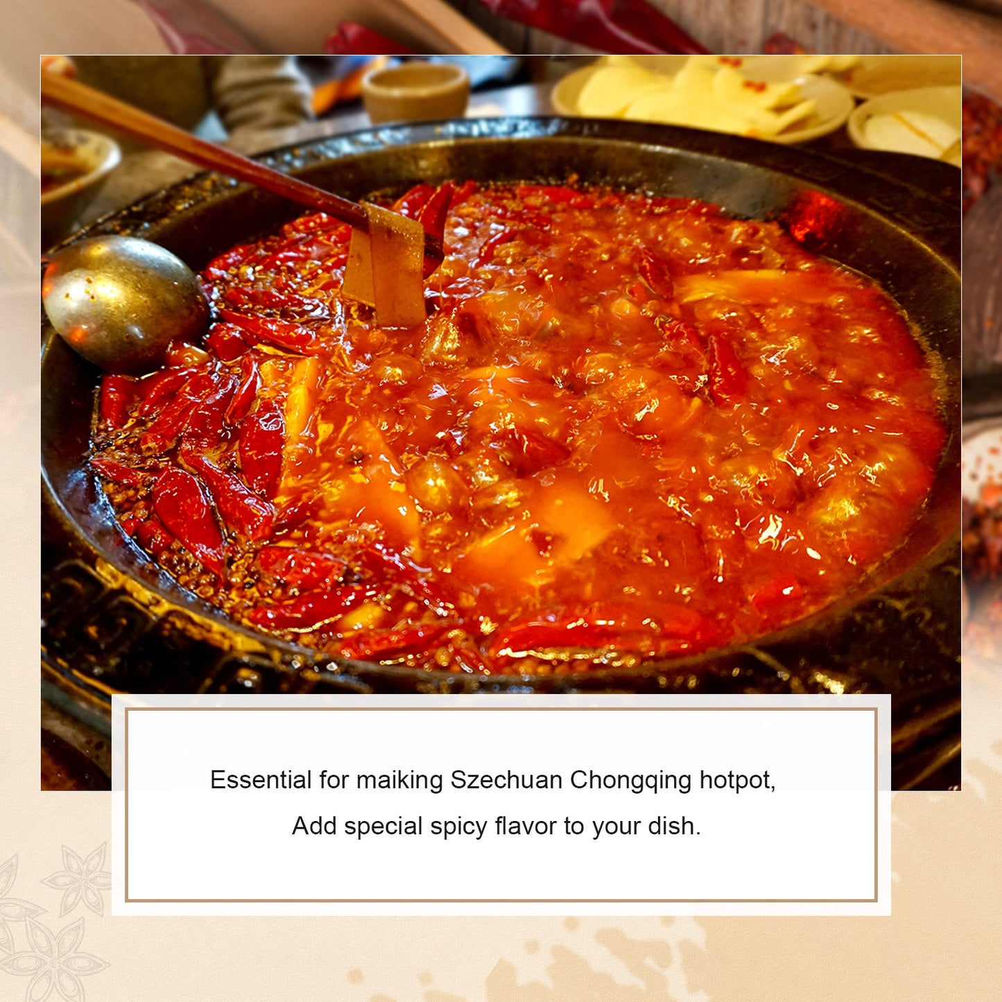 52USA Dried Chilli Peppers, Whole Dried Chilies 4 oz, Mild Spicy Chili Peppers, 100% Natural & Premium Sichuan Red Dry Chilis, Red Chili Peppers, Dry Sichuan Chile Peppers Great for Mexican Recipes