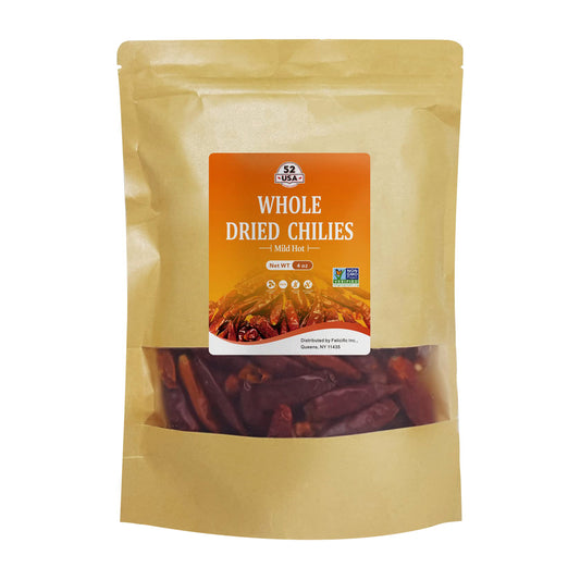 Szechuan Red Whole Dried Chilis 4oz (Mild Hot)