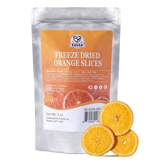 52USA Freeze Dried Orange Slices – 3oz