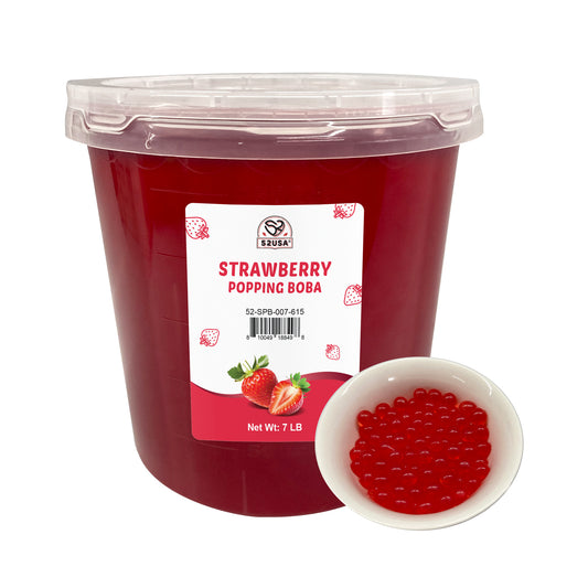 Strawberry Popping Boba, 7lb