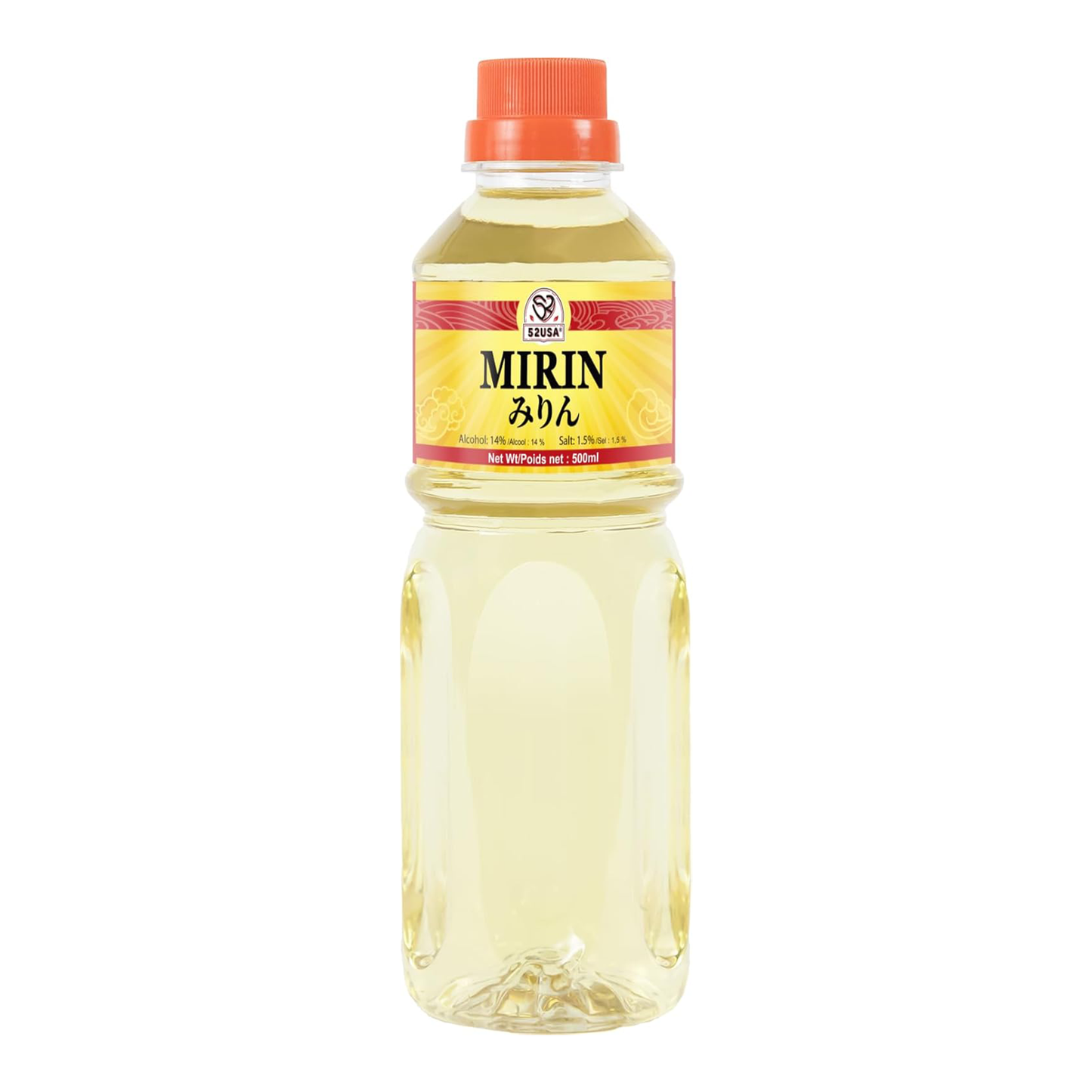 52USA Japanese Mirin – Natural Sweet Cooking Wine, 16.9oz (Pack of 1)
