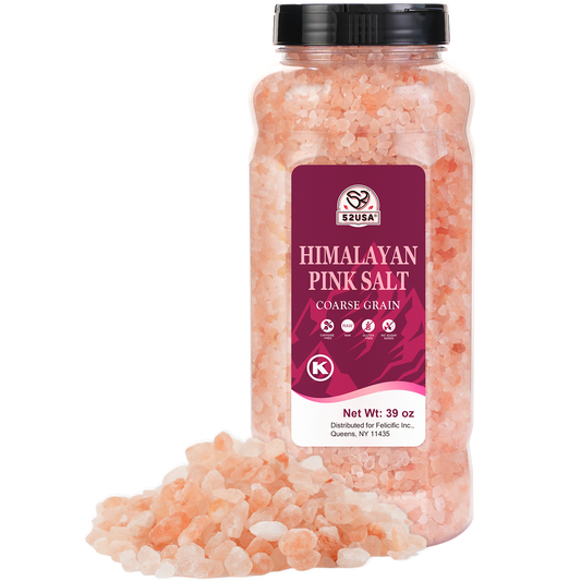 52USA Himalayan Pink Salt Coarse, 39oz