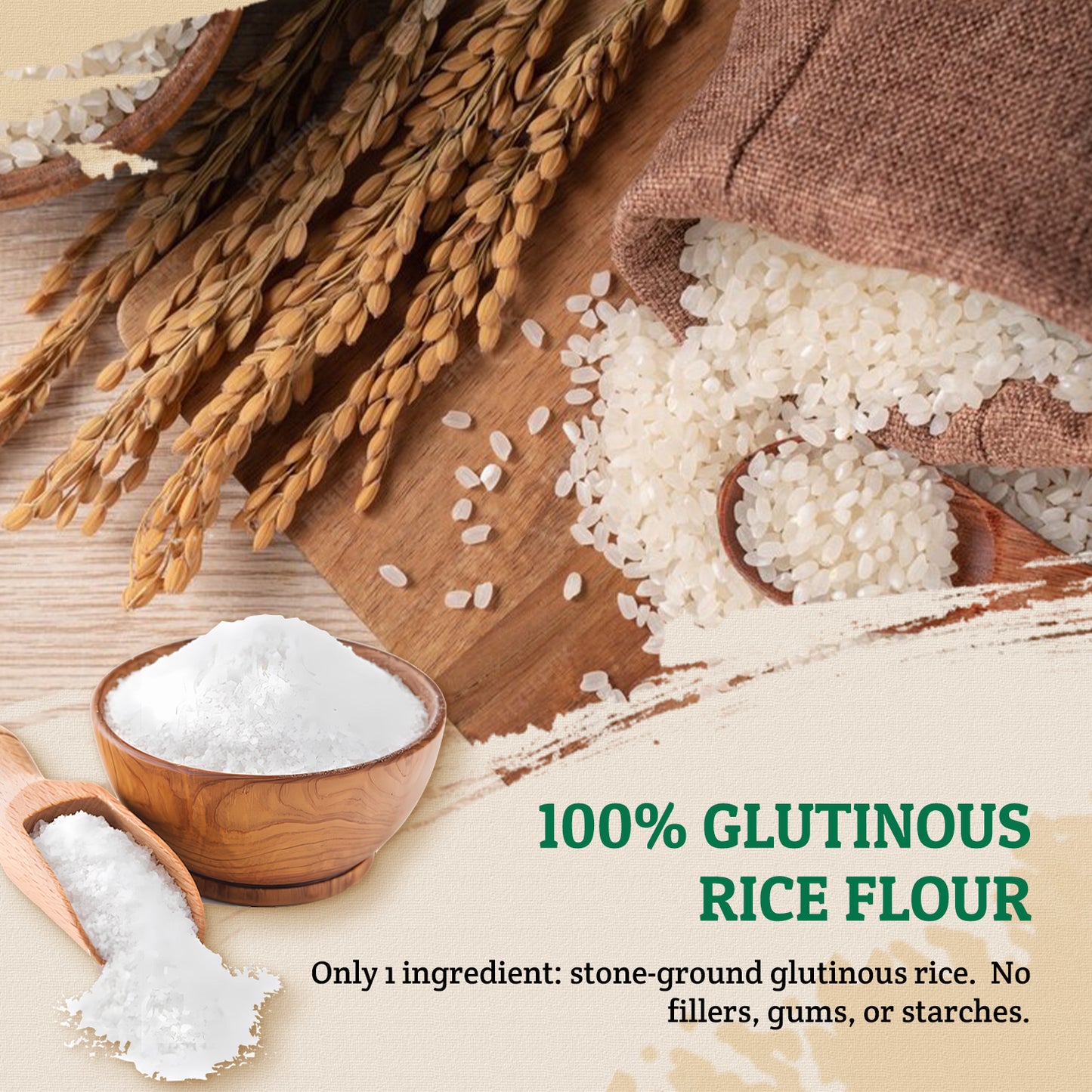 52USA Glutinous Rice Flour, 16oz