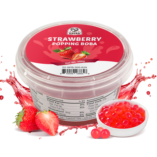 52USA Strawberry Popping Boba, 500g