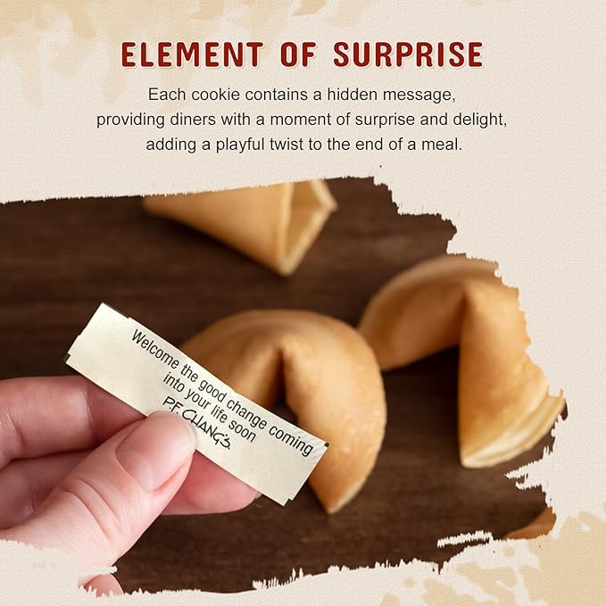 52USA Fortune Cookies, Vanilla Flavor, 25 Count Fortune Cookies Individually Wrapped Bulk, Premium USA Made, Fresh Crisp Cookies 4oz
