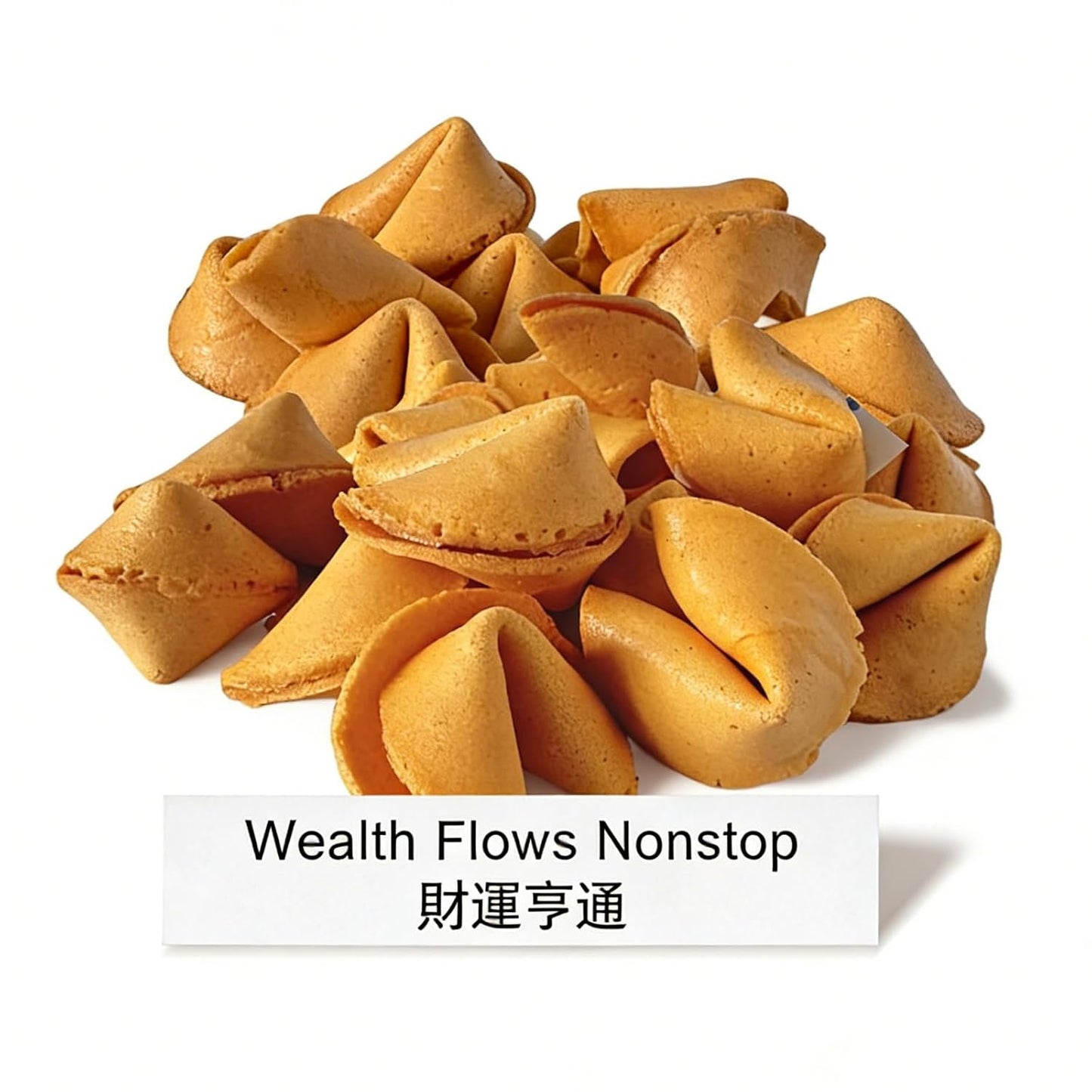 52USA Fortune Cookies, Vanilla Flavor, 25 Count Fortune Cookies Individually Wrapped Bulk, Premium USA Made, Fresh Crisp Cookies 4oz, Party & Valentine Favors, Kids Treats, Chinese New Year Snacks
