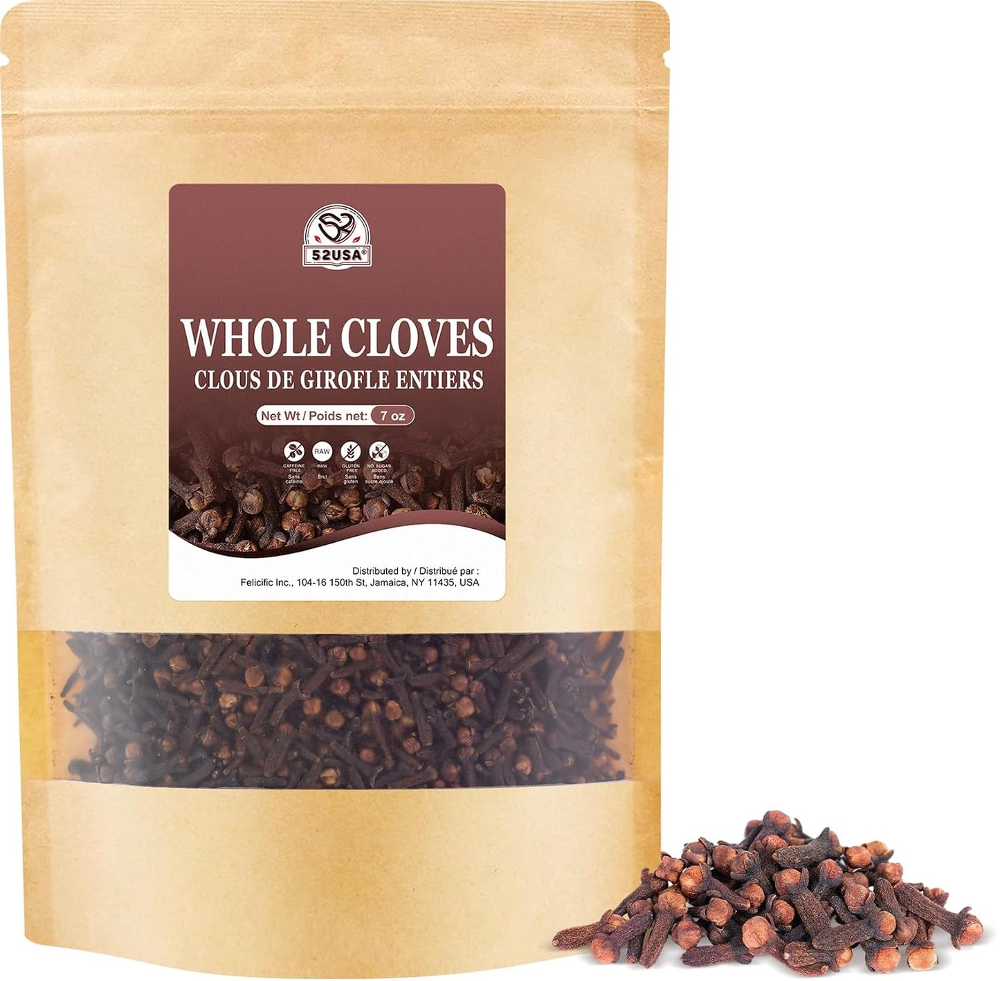 52usa whole Cloves 7oz per bag