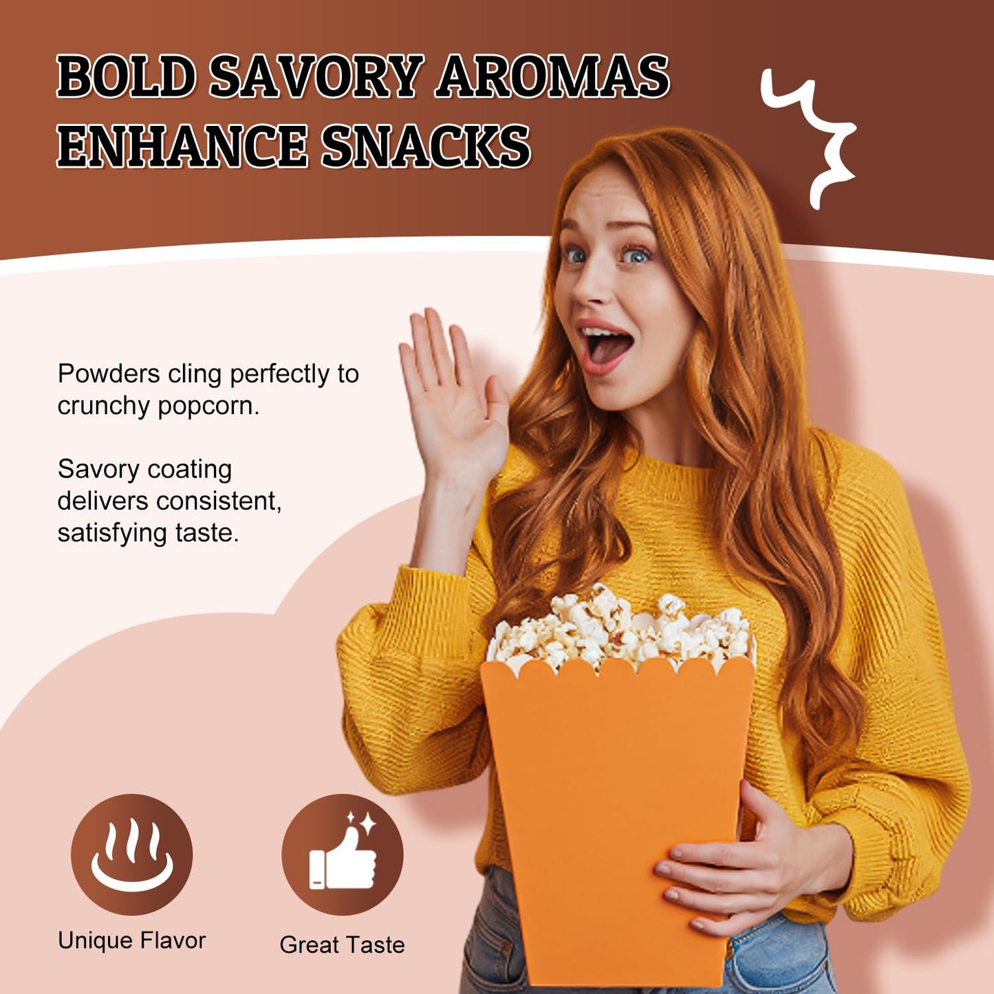 52USA Popcorn Seasoning Set, Multi-Flavor Variety Pack, Popcorn Spice Set | White Cheddar Cheese, Original Butter, Cheese & Chives, Salt & Vinegar, Old Fashioned (Pack of 4)