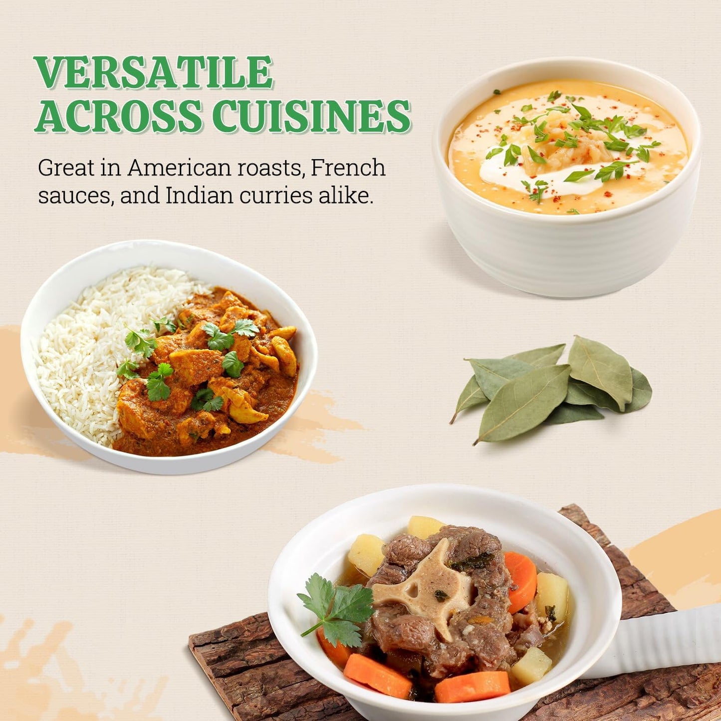 52USA Bay Leaves Whole, 8 oz, Dried Bay Leaves, All Natural, Gluten Free, Caffeine Free, No Sugar, Laurel Herbs for Cooking