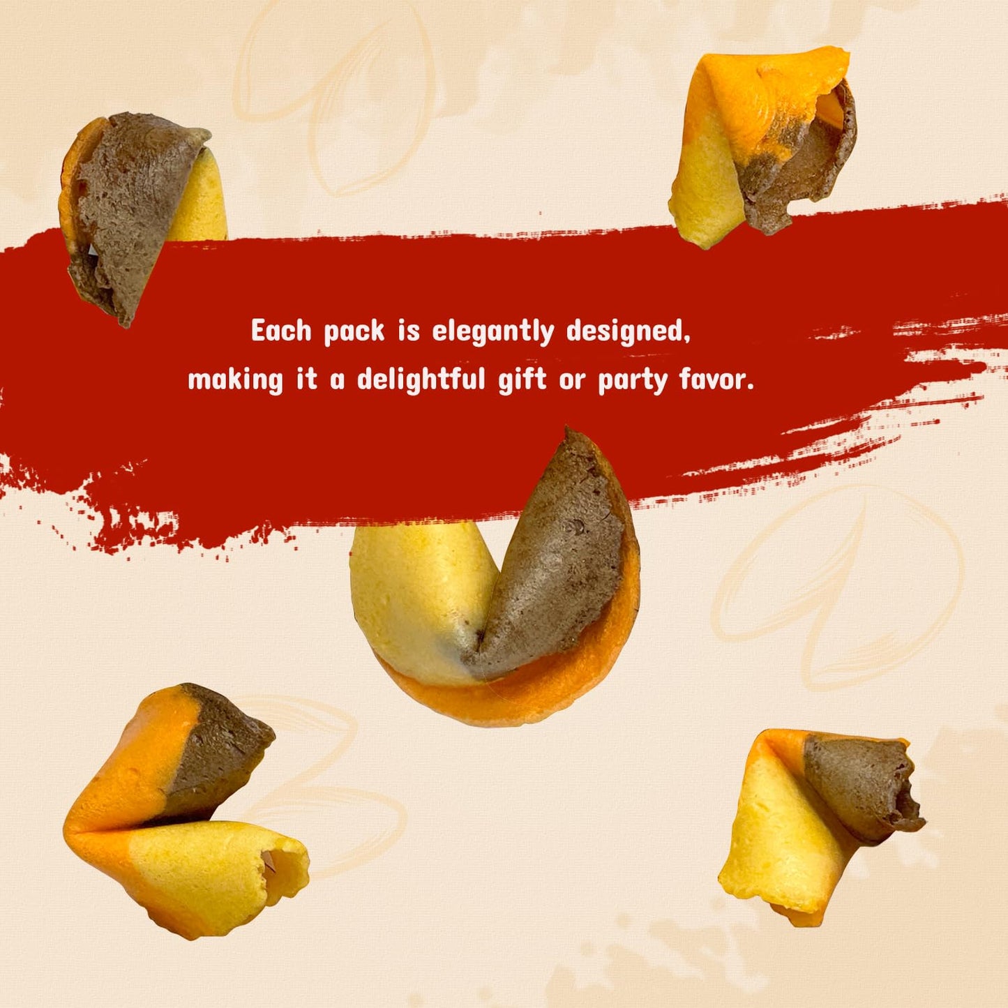 52USA Fortune Cookies, 350pcs, 3-in-1 Flavor