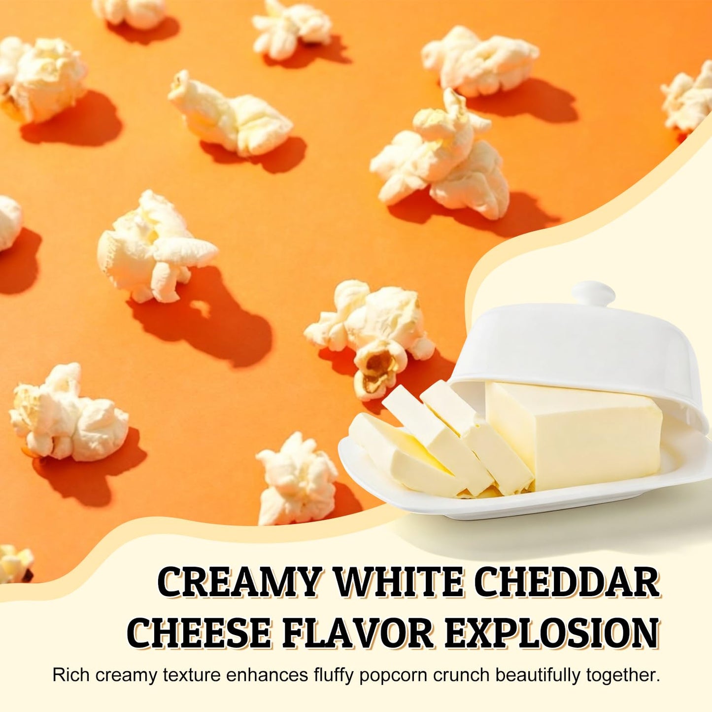 52USA Popcorn Seasoning Set, Multi-Flavor Variety Pack, Popcorn Spice Set | White Cheddar Cheese, Original Butter, Cheese & Chives, Salt & Vinegar, Old Fashioned (Pack of 4)