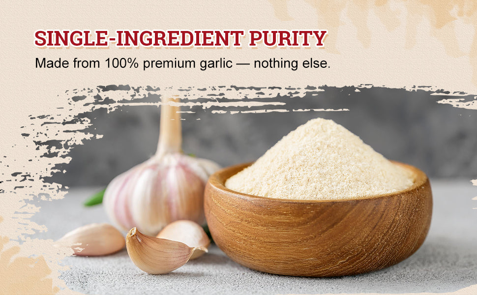 52USA Garlic Powder 22 oz (1.54Lb), Fine Garlic Powder Seasoning for Cooking, Grilled Meats, Salads, Flavor Vegetables and Dressings, Gluten Free