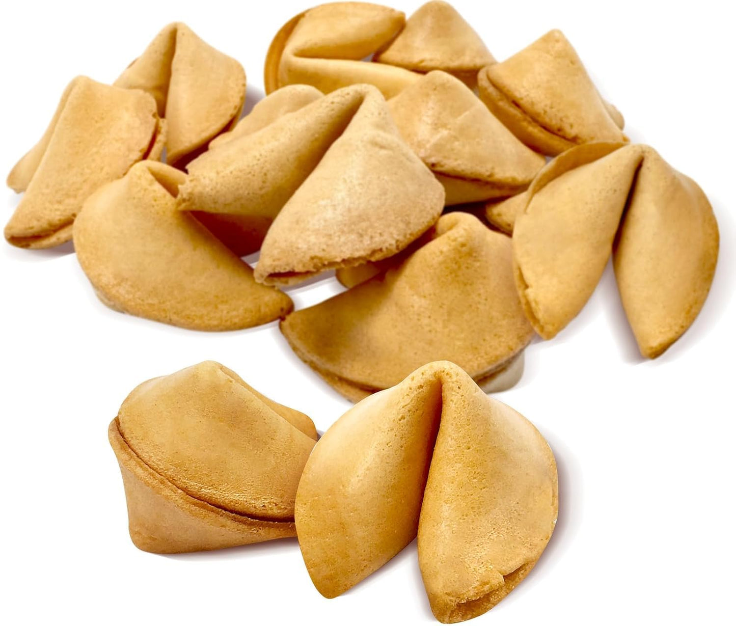 52USA Fortune Cookies, Vanilla Flavor, 25 Count Fortune Cookies Individually Wrapped Bulk, Premium USA Made, Fresh Crisp Cookies 4oz