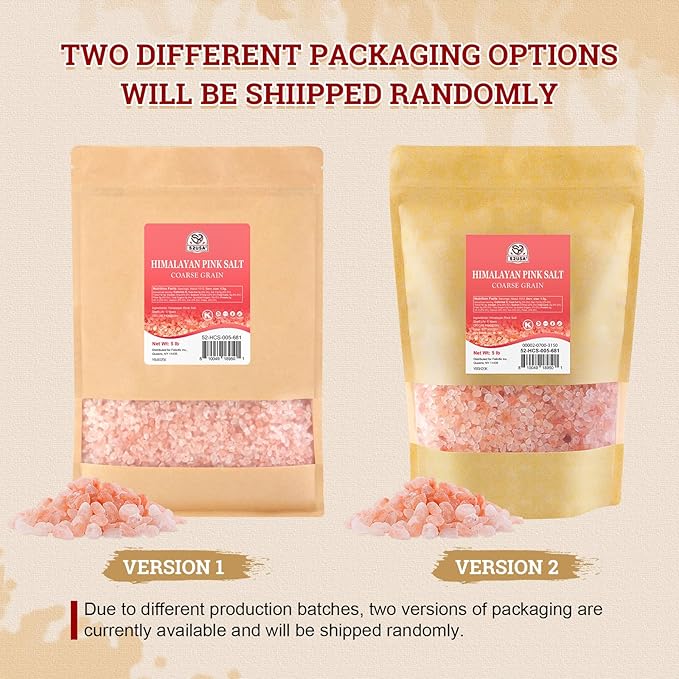 52USA Himalayan Pink Salt, Coarse Grain, Pink Himalayan Sea Salt, Sea Salt for Grinder Refill, 80 oz (5 Pound)