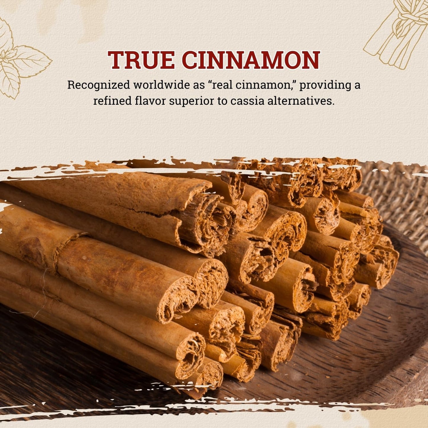 52USA Organic Ceylon Cinnamon Powder, USDA & Kosher Certified, 8 oz Bag True Cinnamon from Sri Lanka, Premium Grade, Non-GMO, Gluten-Free, Low Coumarin, for Coffee, Baking, Cooking, Beverages