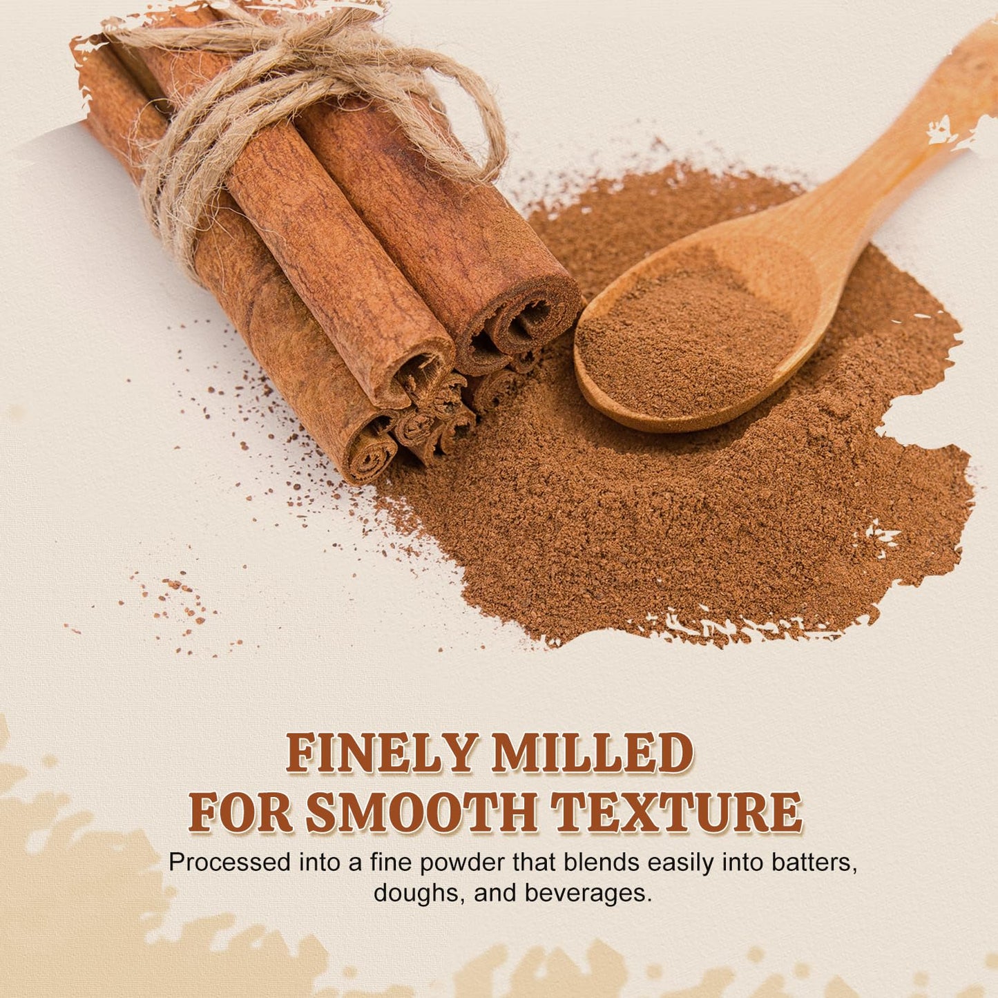 52USA Organic Cinnamon Powder,1 lb (16oz),Pure Ground Cinnamon, 100% Certified,Premium Quality Spice-Great for Baking,Cooking and Drinks,Additive Free, USDA & Kosher Certified, Non-GMO,Gluten Free